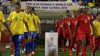 Папуа Новая Гвинея до 20 жен - Бразилия до 20 жен. Обзор матча