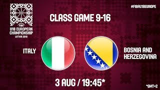 Италия до 18 - Босния и Герцеговина до 18. Обзор матча