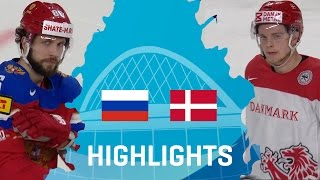 Россия - Дания. Обзор матча