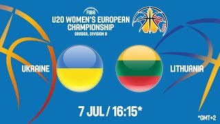 Украина до 20 жен - Литва до 20 жен. Обзор матча