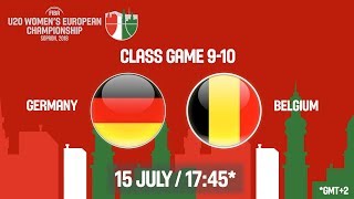 Германия до 20 жен - Бельгия до 20 жен. Обзор матча