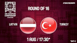 Латвия до 18 - Турция до 18. Обзор матча