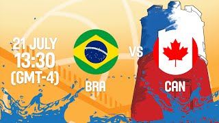 Бразилия до 18 - Канада до 18. Обзор матча