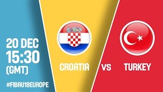Хорватия до 18 - Турция до 18 . Обзор матча