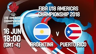 Аргентина до 18 - Пуэрто-Рико до 18. Обзор матча