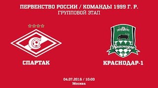 Спартак М до 17 - Краснодар-1 до 17. Обзор матча