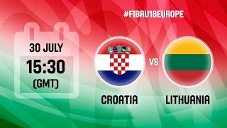 Хорватия до 18 жен - Литва до 18 жен. Обзор матча