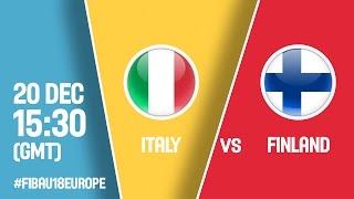 Италия до 18 - Финляндия до 18. Обзор матча