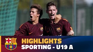 Спортинг U-19 - Барселона U-19. Обзор матча