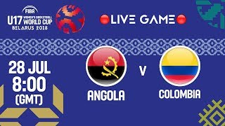Ангола до 17 жен - Колумбия до 17 жен. Обзор матча