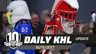 Обзор матчей КХЛ за 16.11.2017