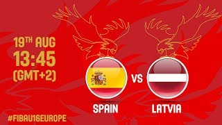Испания до 16 - Латвия до 16. Обзор матча