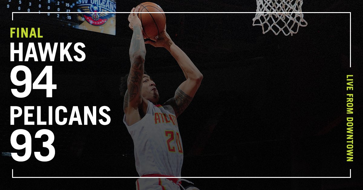 \"Атланта\" минимально переиграла \"Нью-Орлеан\"