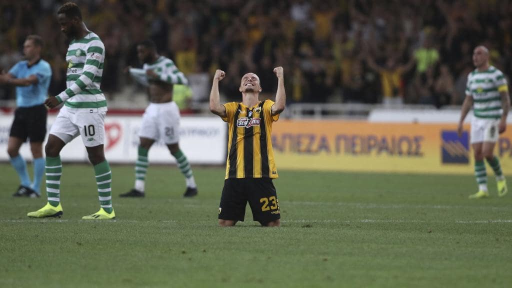 АЕК выбил \"Селтик\" из Лиги Чемпионов