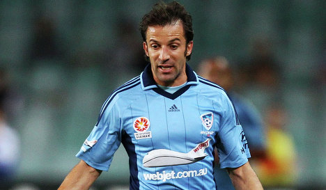 Дель Пьеро продлил контракт с \"Сиднеем\"