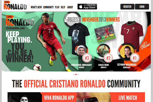 Криштиану открыл свою соцсеть