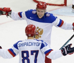 Сборная России не оставила шансов команде Беларуси на ЧМ-2015 по хоккею