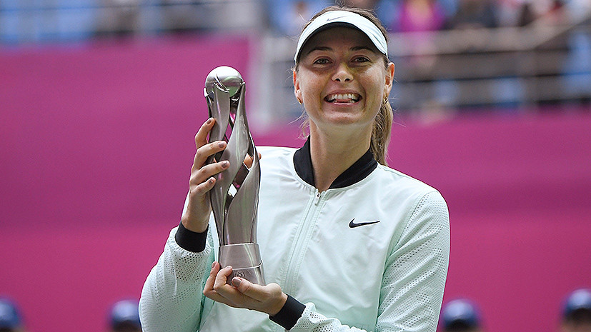 Шарапова стала победительницей турнира в Тяньцзине