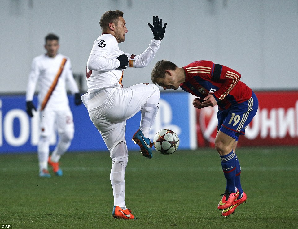 Тотти сравнил гол ЦСКА с ударом Тайсона