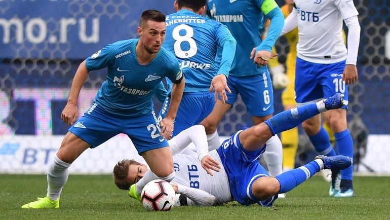 \"Зенит\" вдесятером проиграл \"Динамо\"