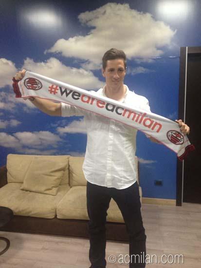 Торрес хочет остаться в \"Милане\" на долгие годы