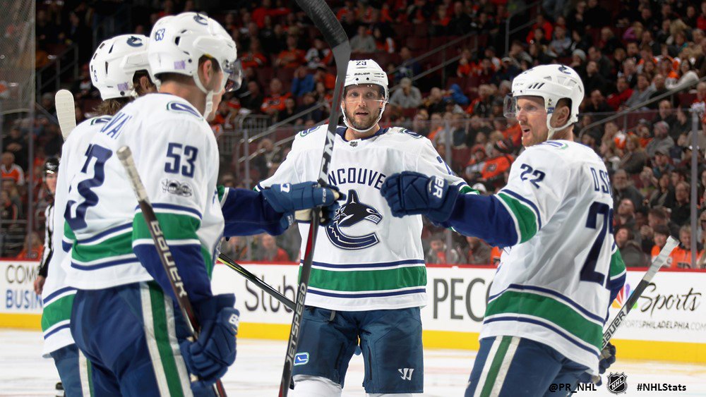 \"Ванкувер\" в гостях обыграл \"Филадельфию\"