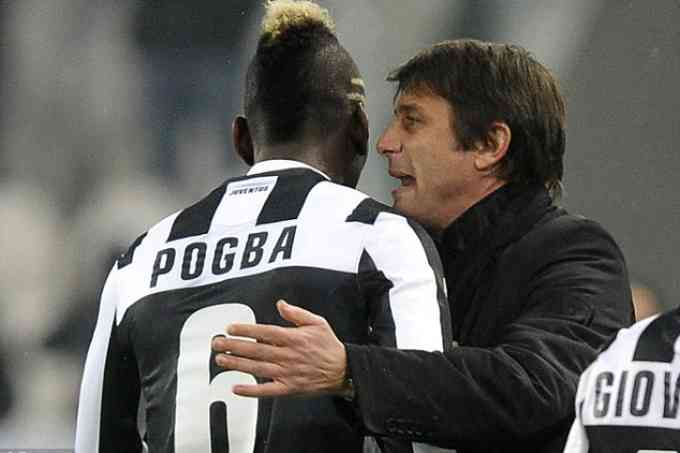 Конте недоволен игрой Поля Погба