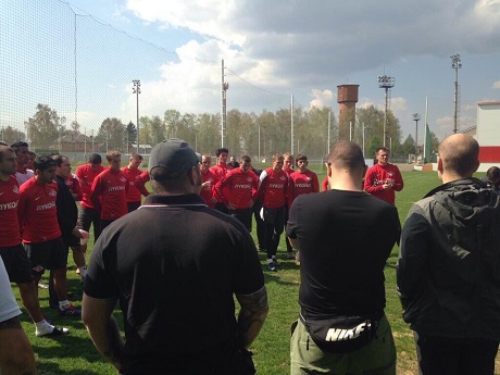 Болельщики \"Спартака\" наведались в Тарасовку