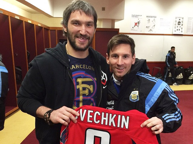 Овечкин считает Месси лучшим игроком современности