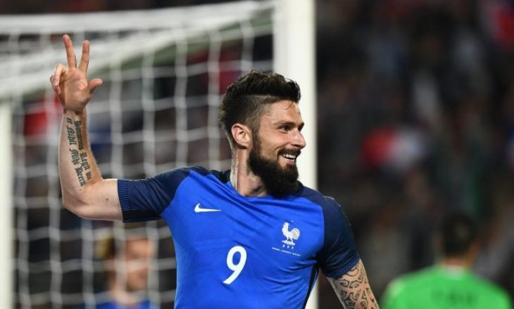 Жиру отметил пользу Мбаппе для сборной Франции