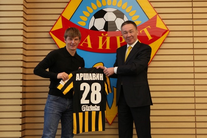 Аршавин стал игроком \"Кайрата\"