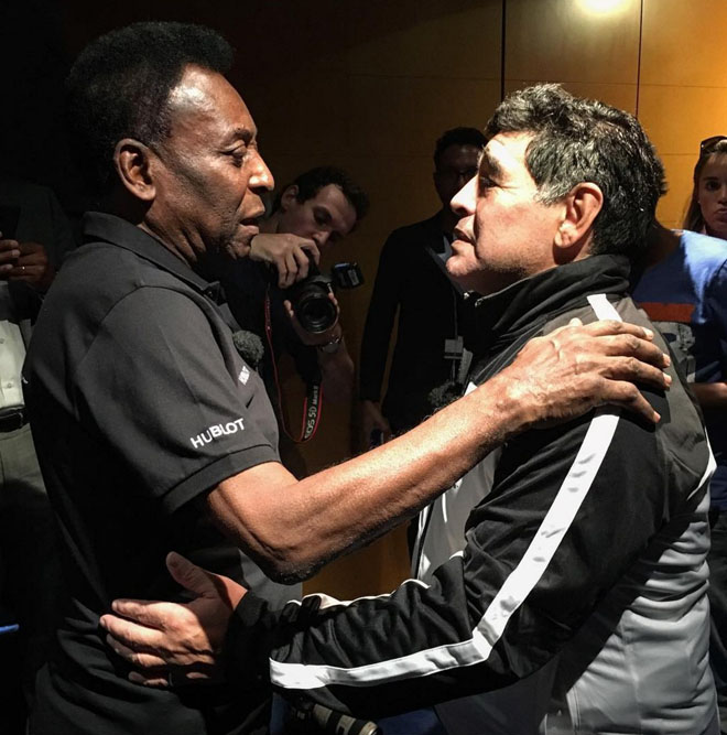 Марадона и Пеле помирились