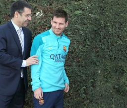 Президент "Барселоны" уверен, что Месси не покинет каталонский клуб