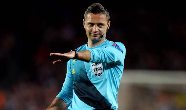 Полуфиналы ЛЕ обслужат Скомина и Чакыр