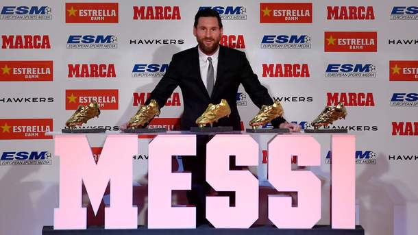 Месси стал обладателем пятой в карьере \"Золотой бутсы\"