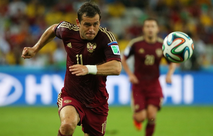 Кержаков установил антирекорд ЧМ-2014 по проценту точных передач