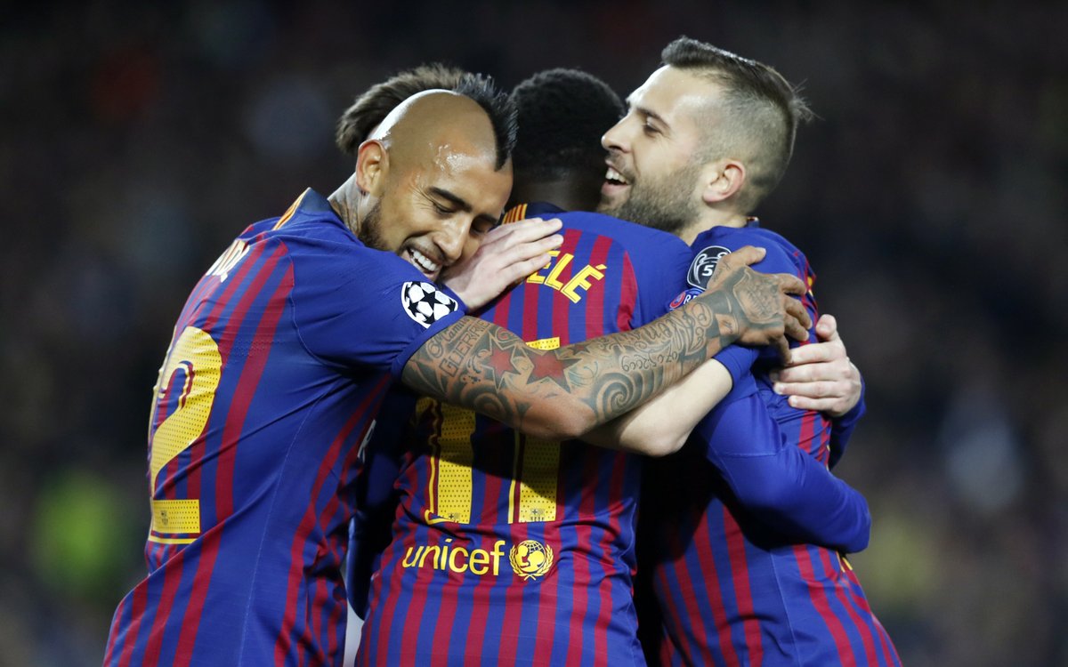 \"Барселона\" легко разобралась с \"Лионом\"