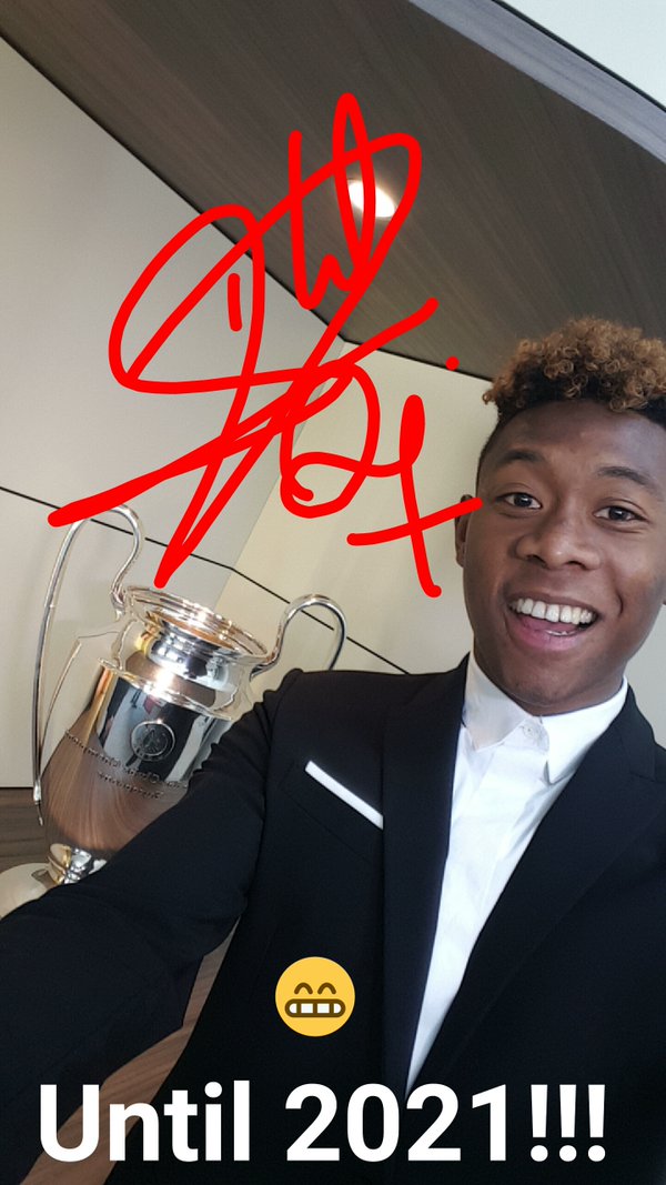 Официально: Алаба продлил контракт с \"Баварией\"