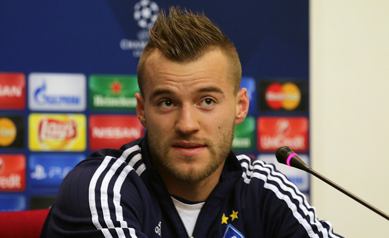 Ярмоленко: \"Динамо\" будет играть на победу с \"Наполи\"