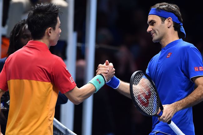 Нисикиро одержал победу над Федерером