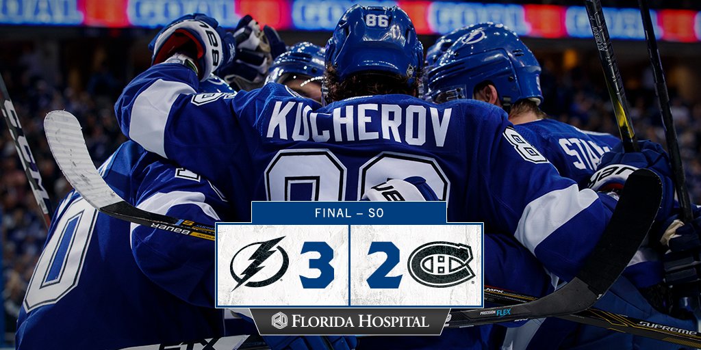 \"Тампа-Бэй\" обыграла \"Монреаль\" по буллитам
