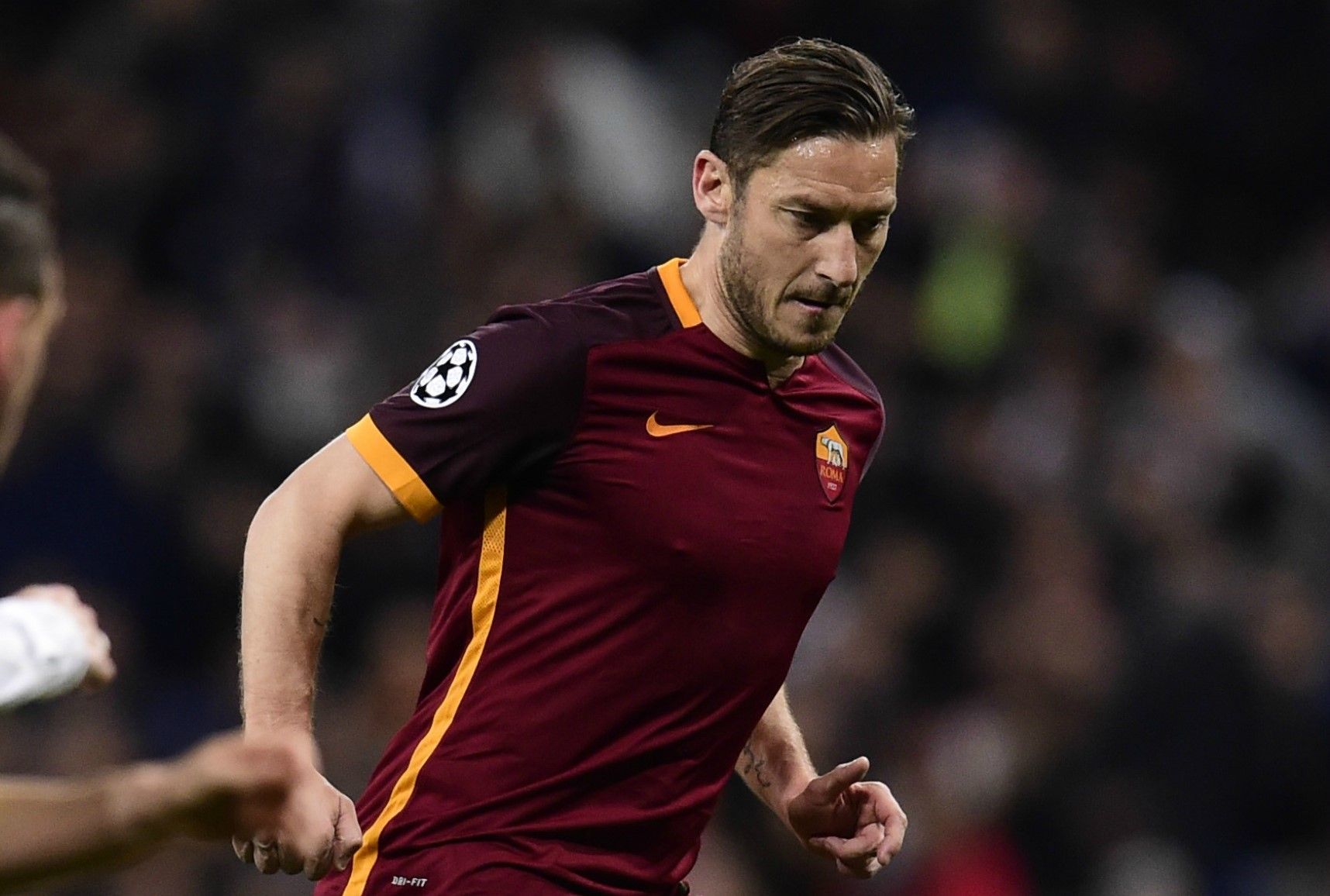 Роналду считает, что  Тотти является одним из величайших футболистов