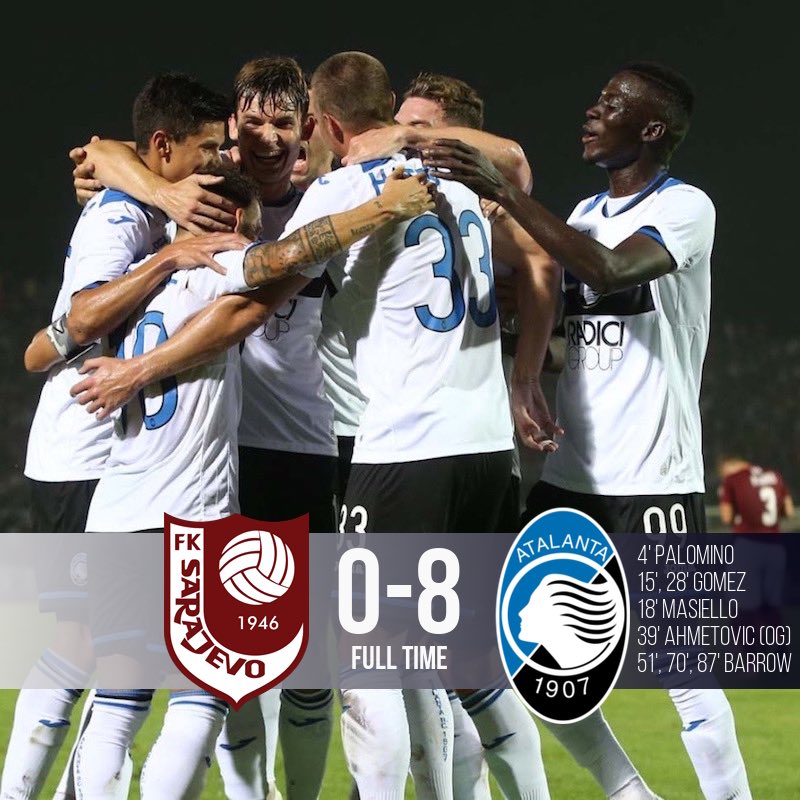 \"Аталанта\" уничтожила \"Сараево\"
