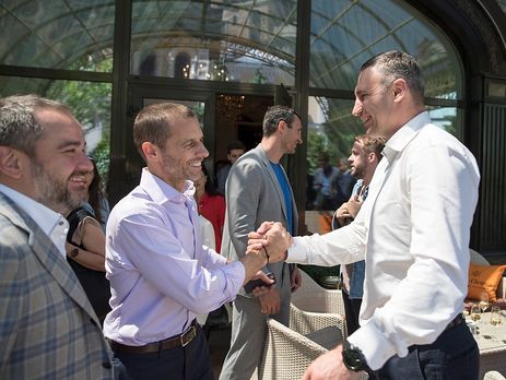 Чеферин поблагодарил Кличка за организацию финала ЛЧ в Киеве