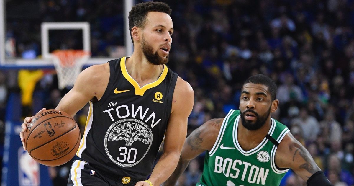 \"Голден Стэйт Уорриорз\" с небольшим отрывом в очках победили \"Бостон Селтикс\"