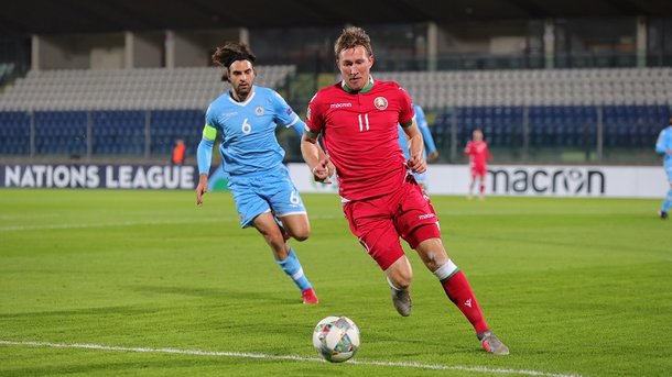 Беларусь комфортно одолела Сан-Марино