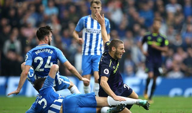 \"Эвертон\" вырывает ничью у \"Брайтона\"