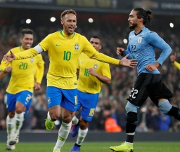 Бразилия одолела Уругвай благодаря голу Неймара
