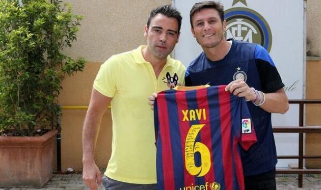 Хави сделал подарок Дзанетти