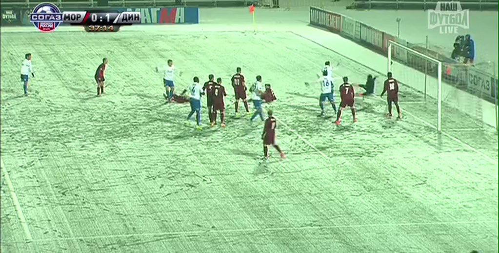 \"Динамо\" обыграло \"Мордовию\" в Саранске